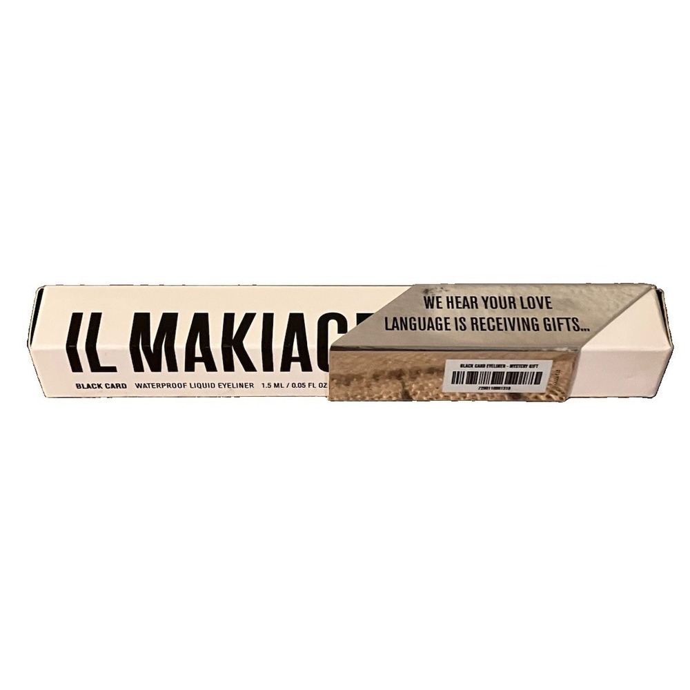 IL‎ MAKIAGE Black Card Waterproof Matte Liquid Eyeliner Black NIB